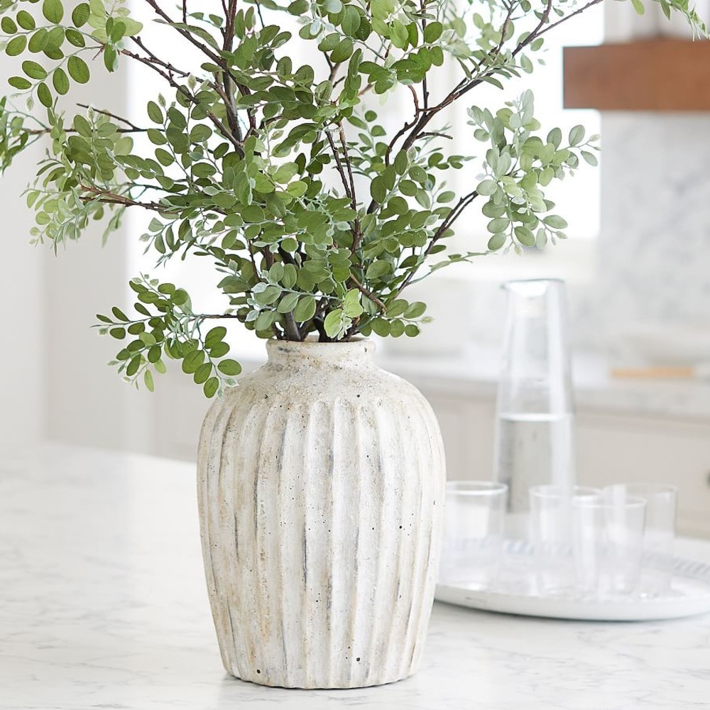 Weathered Handcrafted Terracotta Vase